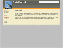 Tablet Screenshot of boriskuschel.com